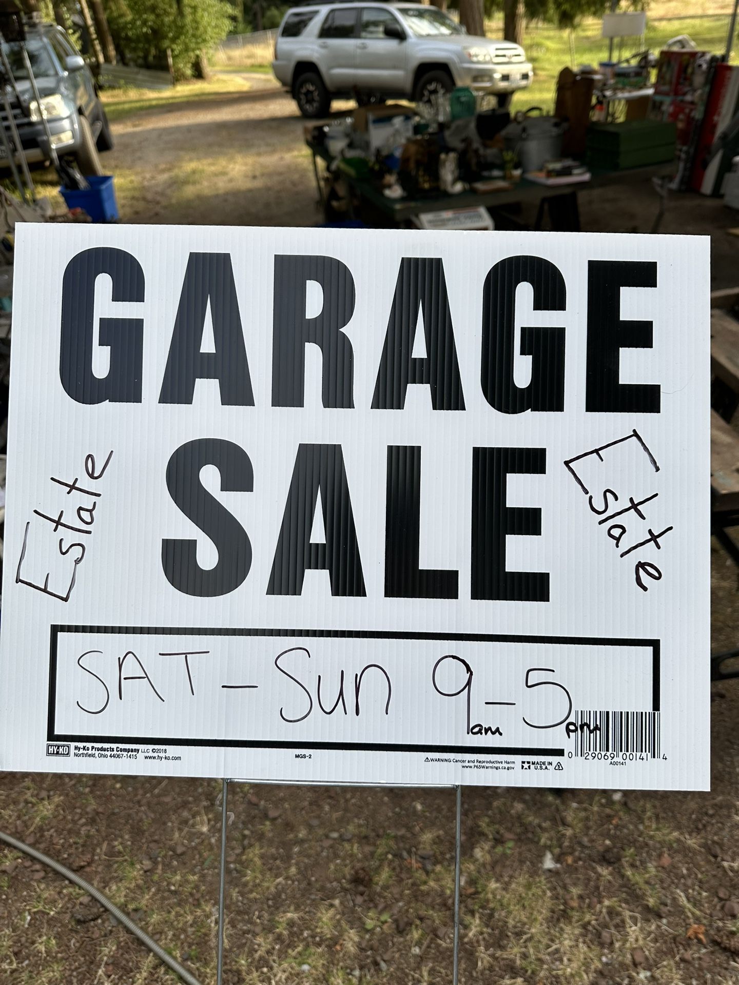 Estate Garage Sale