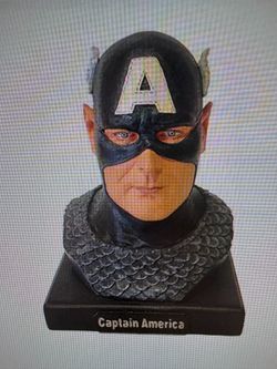 Captain America mini head bust Alex Ross