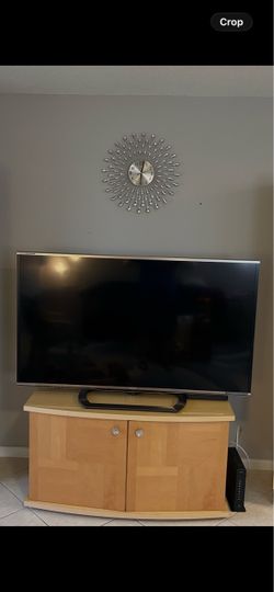 Sharp 65” Large Flat Screen TV with Stand