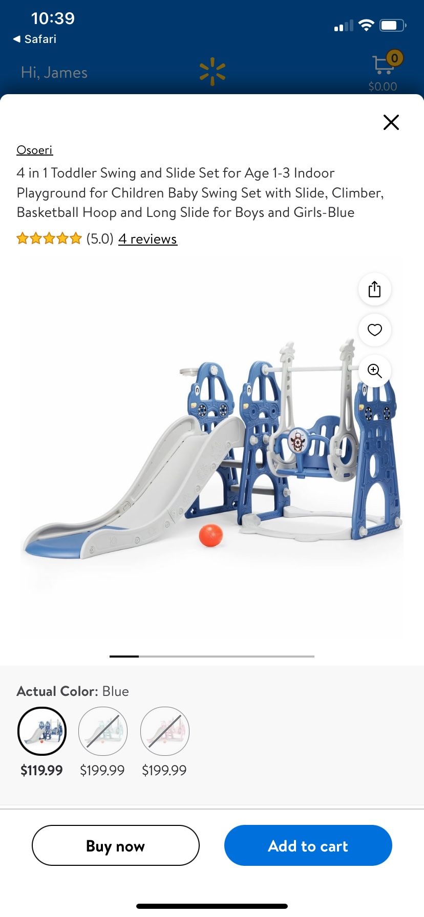 Baby Four And One Swing Slide