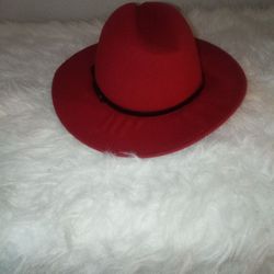 Womens Casual  Red Dress Hat