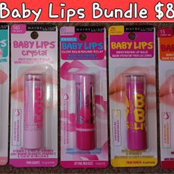 NEW! Maybelline Baby Lips Bundle JUST $8. for all pictured above.