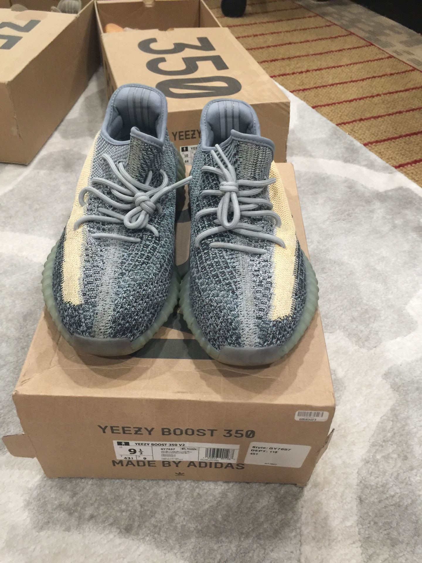 Ash Blue Yeezy 350