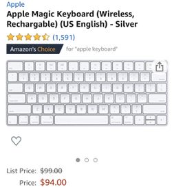 Apple magic keyboard.