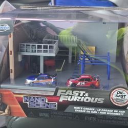 JADA TOYS 1/87 – MITSUBISHI Han’s Garage Nano Scene FF With 2 Cars