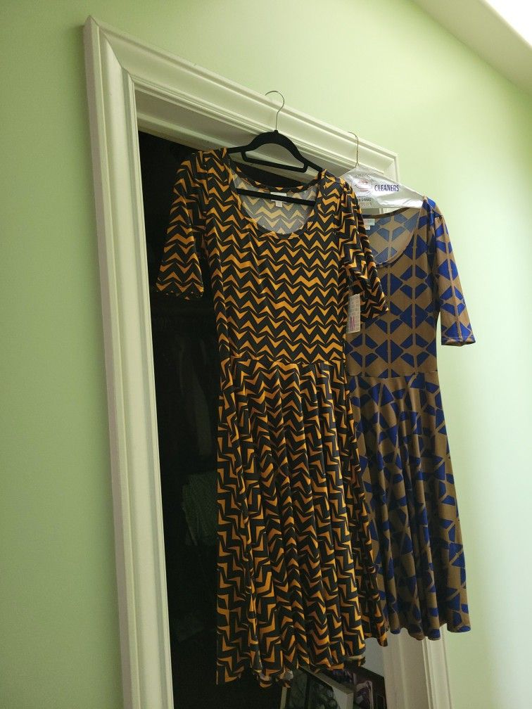 LULAROE NICOLE BRAND NEW DRESSES