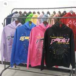 sp5der P*NK V2 Hoodies. 