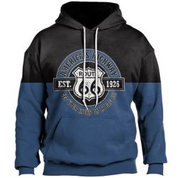 Vintage Fashion Hoodie Route 66 3D Print Hoodies Hoodies Sweatshirts Boy Women Sweats Men's Tracksuits Men Women Hoodie Clothes