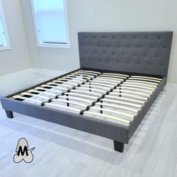 NEW IN BOX - KING BED FRAME 😊 MATTRESS SOLD SEPARATELY