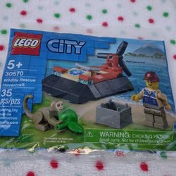 Lego 30570 City Wildlife Rescue Hovercraft 35 PCS