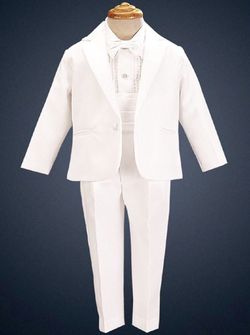 Toddler Baby bow tie tuxedo suit 2T