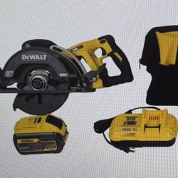 Dewalt Cordless 7-1/4 Saw - Brand New Open Box - Battery, Charger, Bag