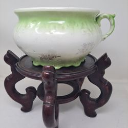 Antique  Chamber Pot Smith-Phillips Semi-Porcelain C 1910