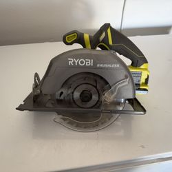 Ryobi 7 1/4” brushless Circular saw WITH 18V Battery Tool  