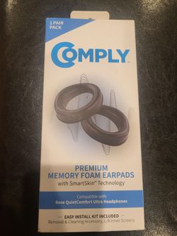 Comply Memory Foam Earpads for Bose QuietComfort Ultra Headphones - 1 Pair