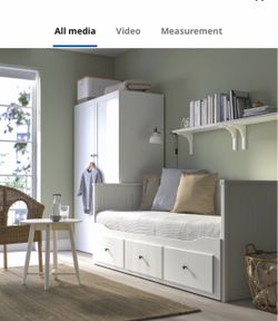 IKEA HEMNES Daybed with 3 drawers/2 mattress