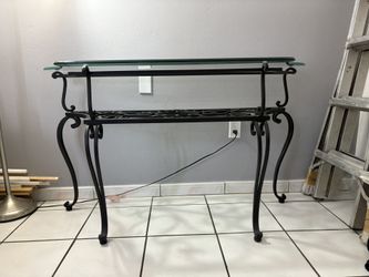 Entry Glass Table