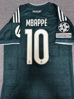 Real Madrid mbappe 10 home jersey ucl