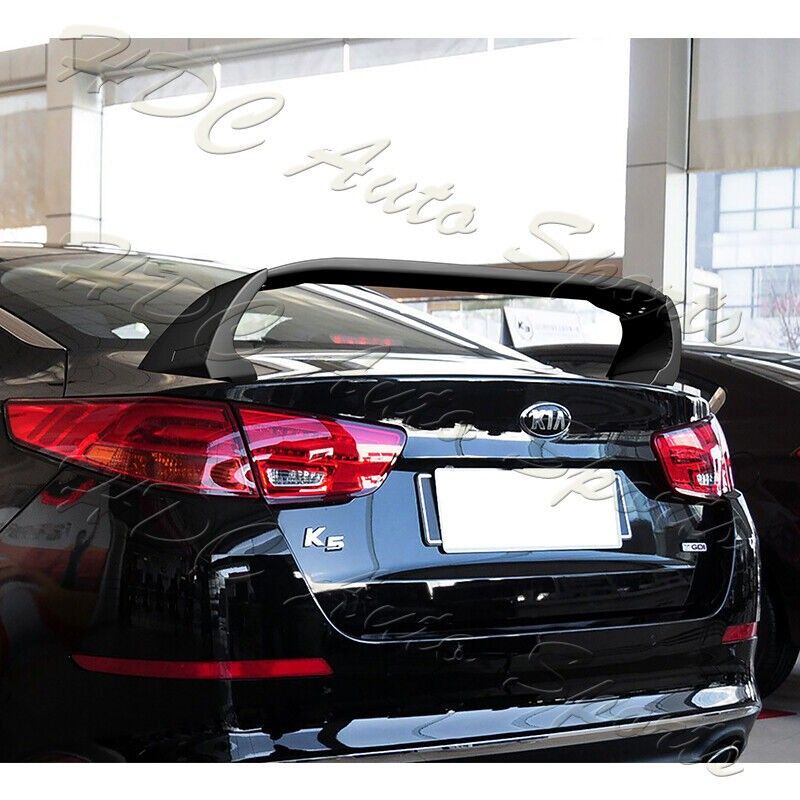 For 2014-2015 Kia Optima K5 Unpainted Primer Black Rear Trunk Spoiler Wing -(2-SP-HDCV124A3-MUR-3