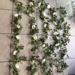 Ivory Flower Garland