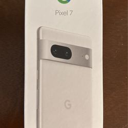 Unlocked White Google Pixel 7 Like New with box - Barely Used