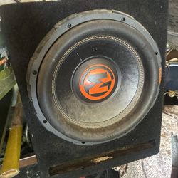 Memphis, 12 inch subwoofer and amplifier ready to go
