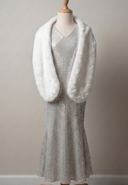 Chasing fireflies movie star glamor red carpet costume with stole