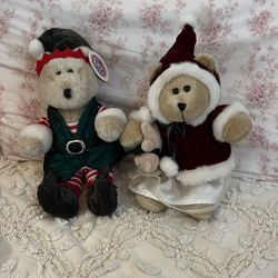 Starbucks Bearista Holiday Elf And 2005 Bearista