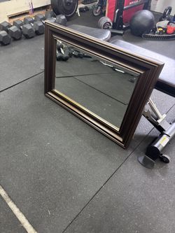 Heavy Wooden Mirror