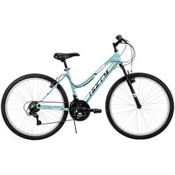 Huffy 26” Rock Creek Women's 18-Speed Mountain Bike, Mint
