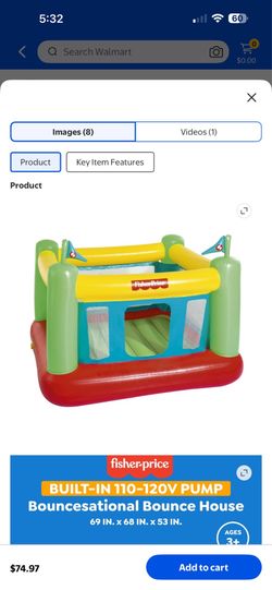Fisher price bounce house