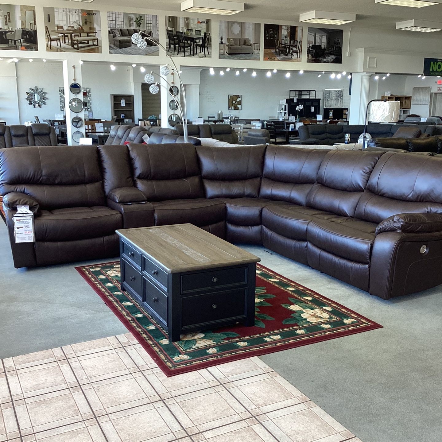 Family Circle Power Reclining Sectional