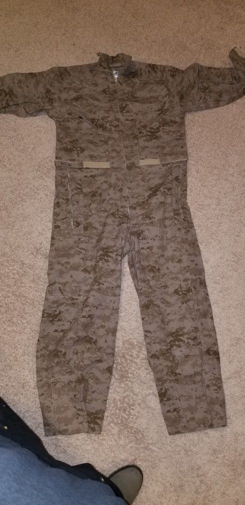 OFFICIAL MILTARY COVER ALLS NEW NEVER WORN $20 EACH