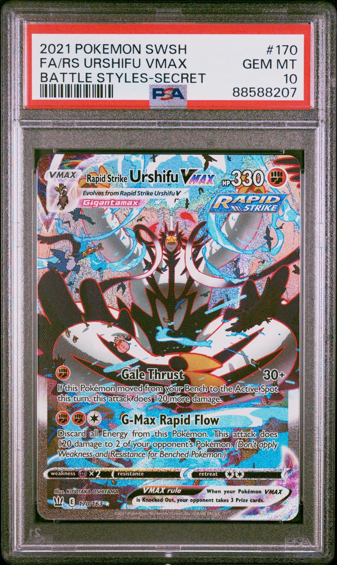 Rapid Strike Urshifu Vmax - PSA 10