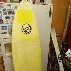 BZ Six.0 Soft Deck Surfboard VTG 6' Long Durable Lightweight 