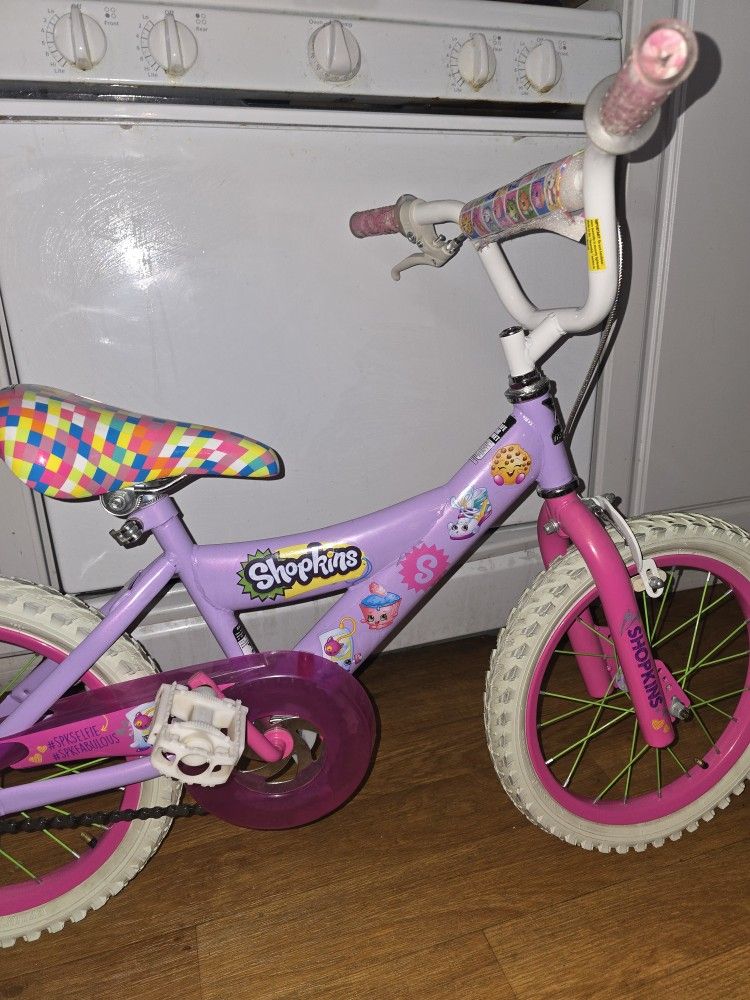 Shopkins Girls Youth 16 inch Bicycle Bike