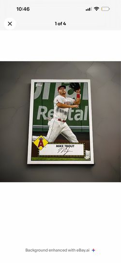 Topps 2021 T206 Mike Trout Los Angeles Angels #T52-27 Base Set Card
