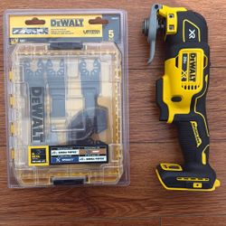 New Dewalt XR Oscillating Multi Tool DCS356B  + Tool Set