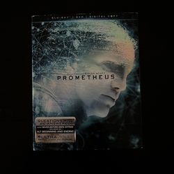 Prometheus Action Sci-Fi Thriller Blu-ray & DVD Movies w/ Slipcover
