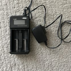 18650 Battery Charger,2 Bay Rechargeable Batteries Charger