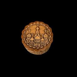 Carved Birch Bark Trinket Box