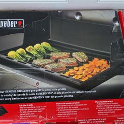 Weber Rust-Resistant Griddle Insert, Genesis 300 Series