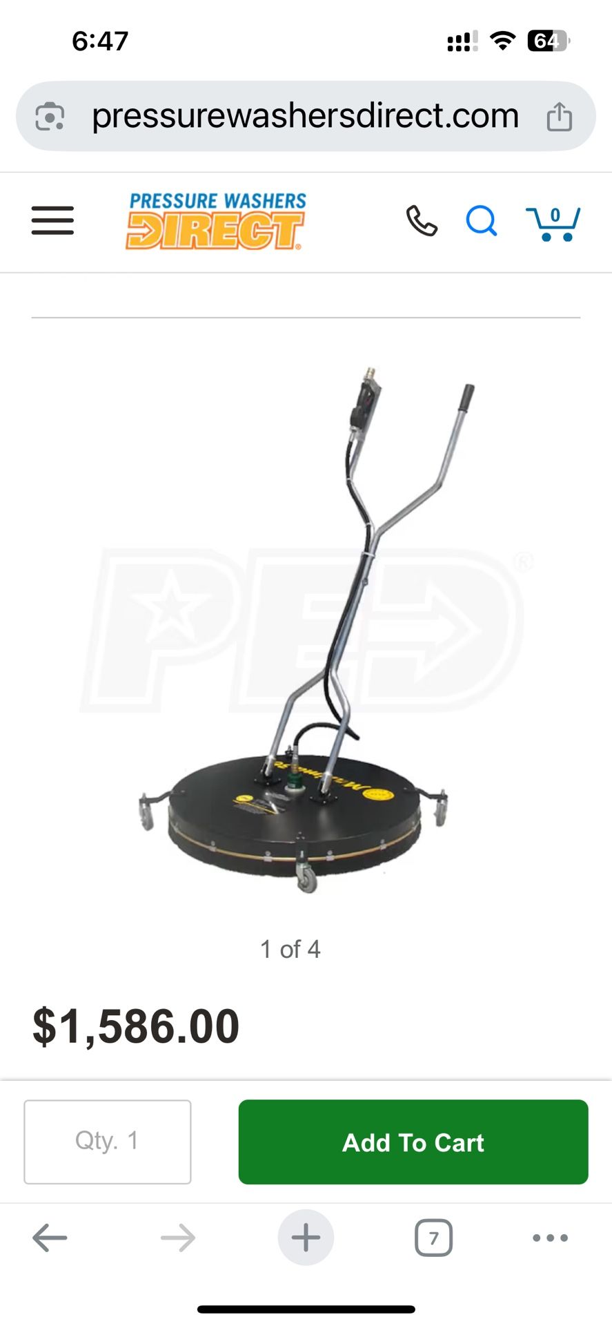 Whisper Pressure Surface Cleaner