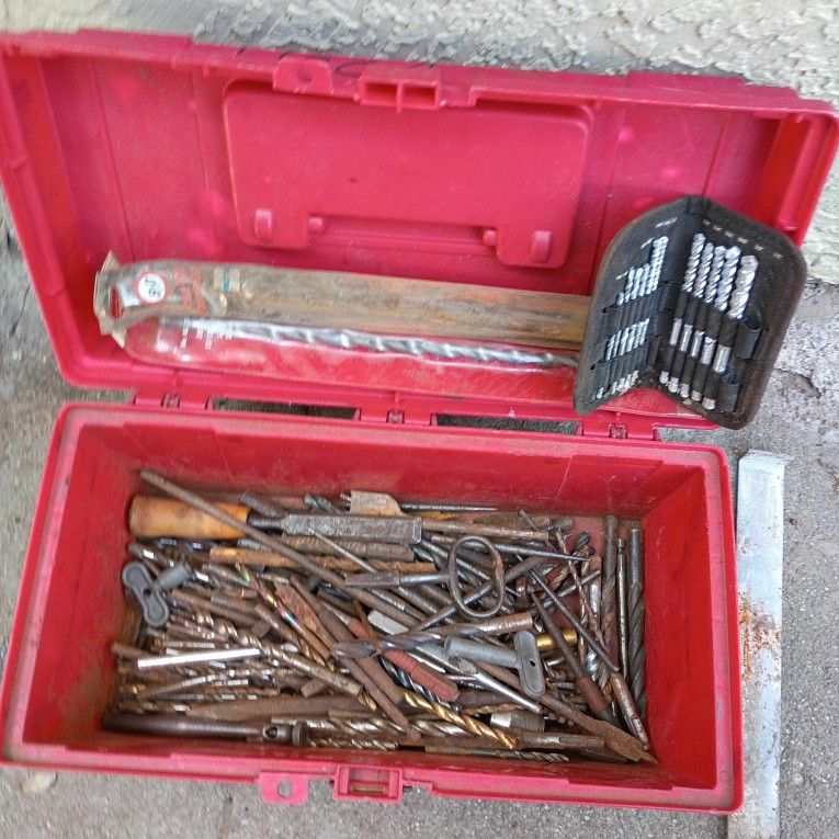 Box With Drill Bit Set