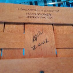 Longaberger Basket 