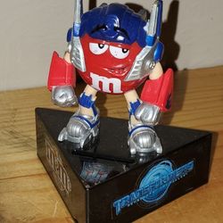 Transformers M&M's Optimus Prime 4" Mini Bank! Excellent Condition! 2007 Collectible! 