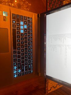 MSI Thin 15 Gaming Laptop (Great Condition) cooler included