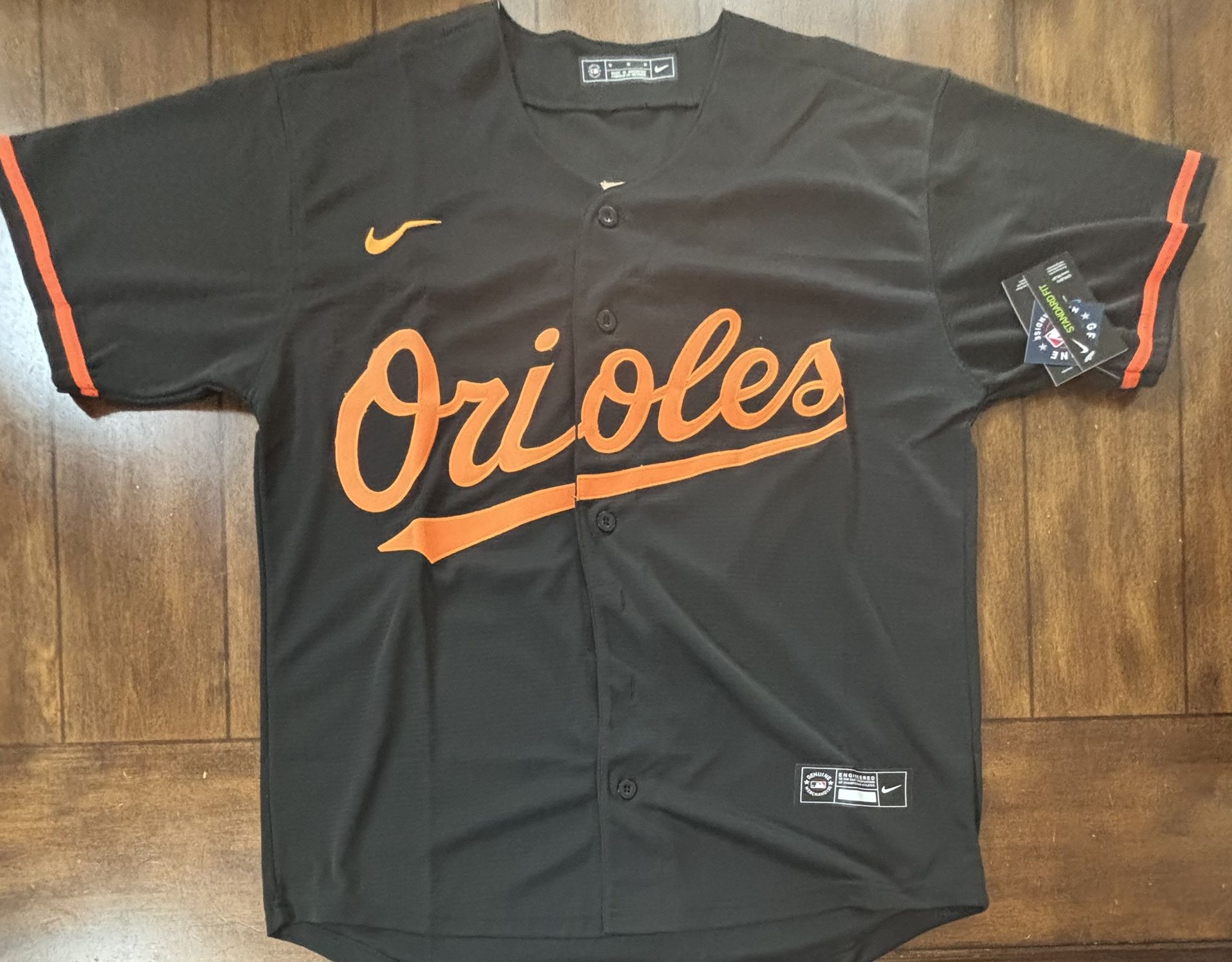 Gunnar Henderson Baltimore Orioles Black Jersey Adult Medium NWT
