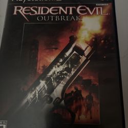 Resident Evil Outbreak Ps2