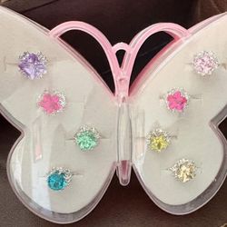 Butterfly little girl ring’s 